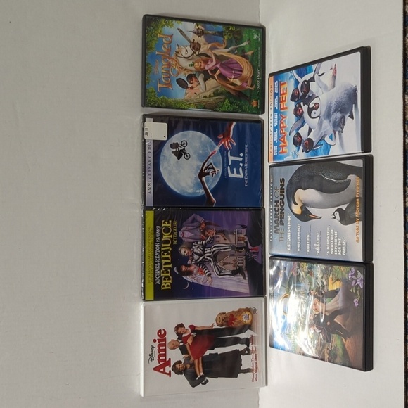 Disney Misc. Titles DVD Lot of 7 Used DVD's Mixed Genre - Picture 1 of 7